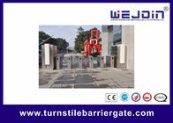 Organic Speed Gate Retractable Flap Barrier Gate Stainless Steel Pedestrian Turnstiles