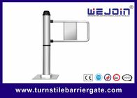 Waist High Turnstyle Entrance Swing Security Gates Compatible With Ic / Id / Bar Code
